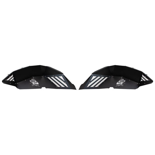 FISHBONE OFFROAD | 18-C Wrangler Aluminum Inner Rear Fenders Black Powder Coat | FB33193R