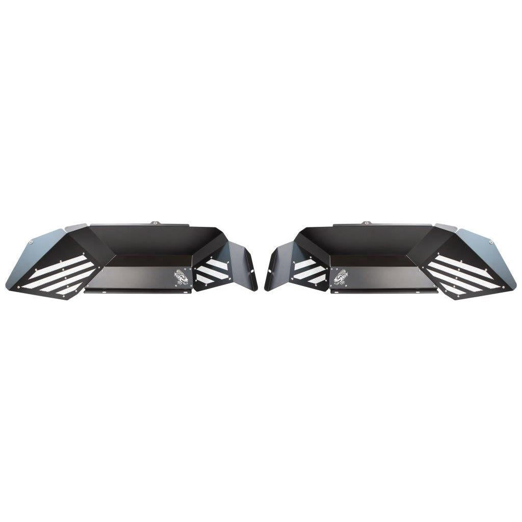 FISHBONE OFFROAD | 20-C Gladiator Rear Black Powder Coated Aluminum Inner Fenders - Set Of 2 | FB33211R