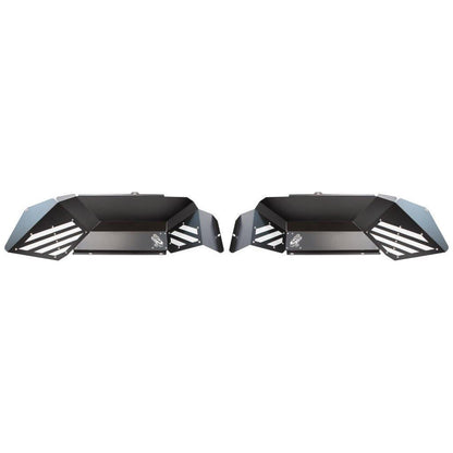 FISHBONE OFFROAD | 20-C Gladiator Rear Black Powder Coated Aluminum Inner Fenders - Set Of 2 | FB33211R