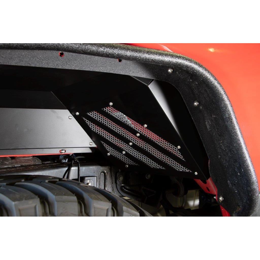 FISHBONE OFFROAD | 20-C Gladiator Rear Black Powder Coated Aluminum Inner Fenders - Set Of 2 | FB33211R