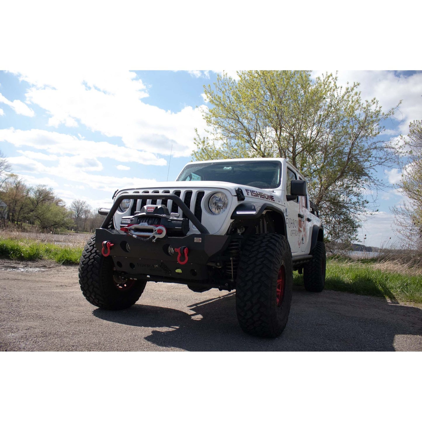 FISHBONE OFFROAD | 18-C Wrangler/20-C Gladiator Aluminum Elite Front Fenders Black Textured | FB33455F