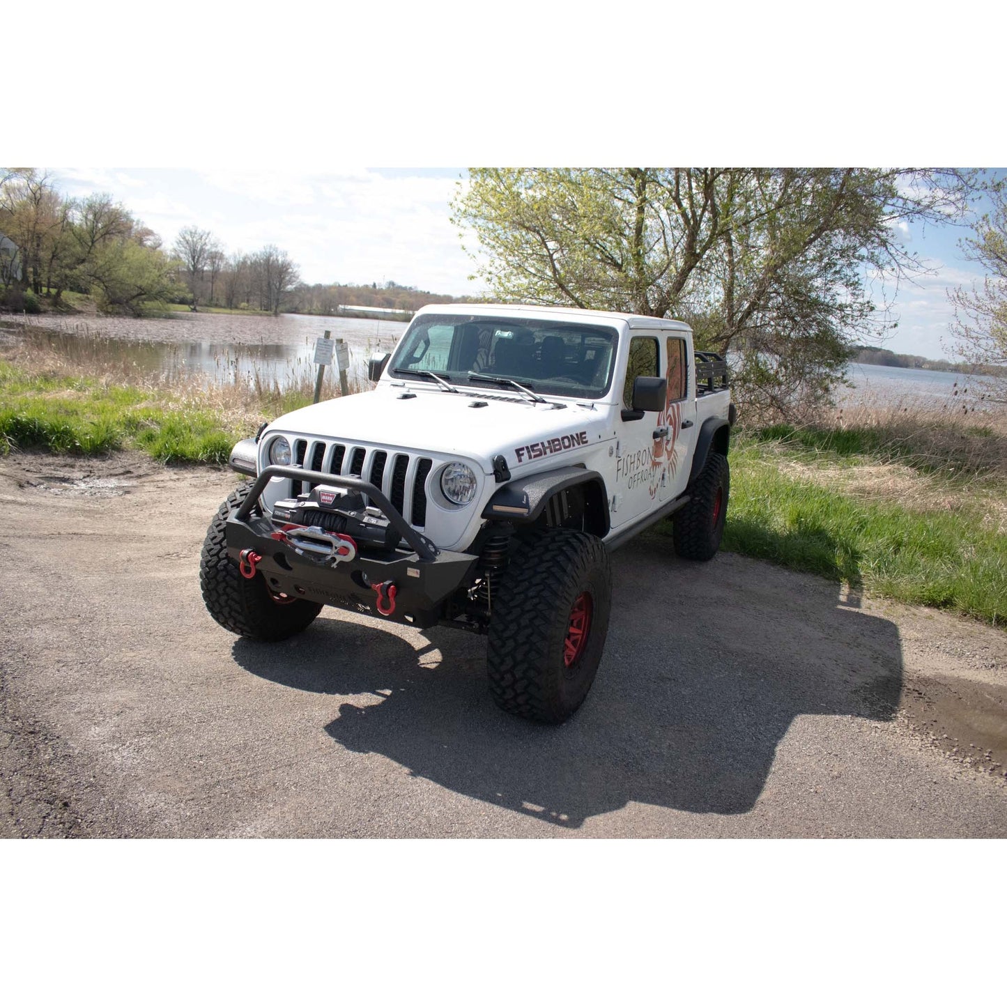 FISHBONE OFFROAD | 18-C Wrangler/20-C Gladiator Aluminum Elite Front Fenders Black Textured | FB33455F