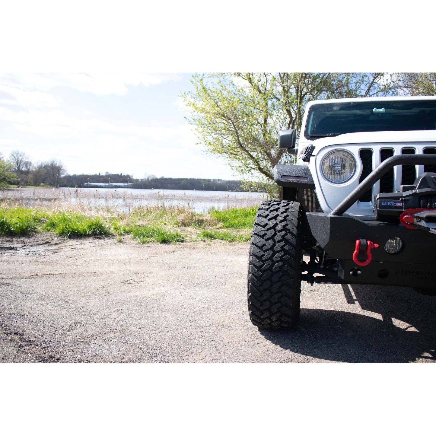 FISHBONE OFFROAD | 18-C Wrangler/20-C Gladiator Aluminum Elite Front Fenders Black Textured | FB33455F