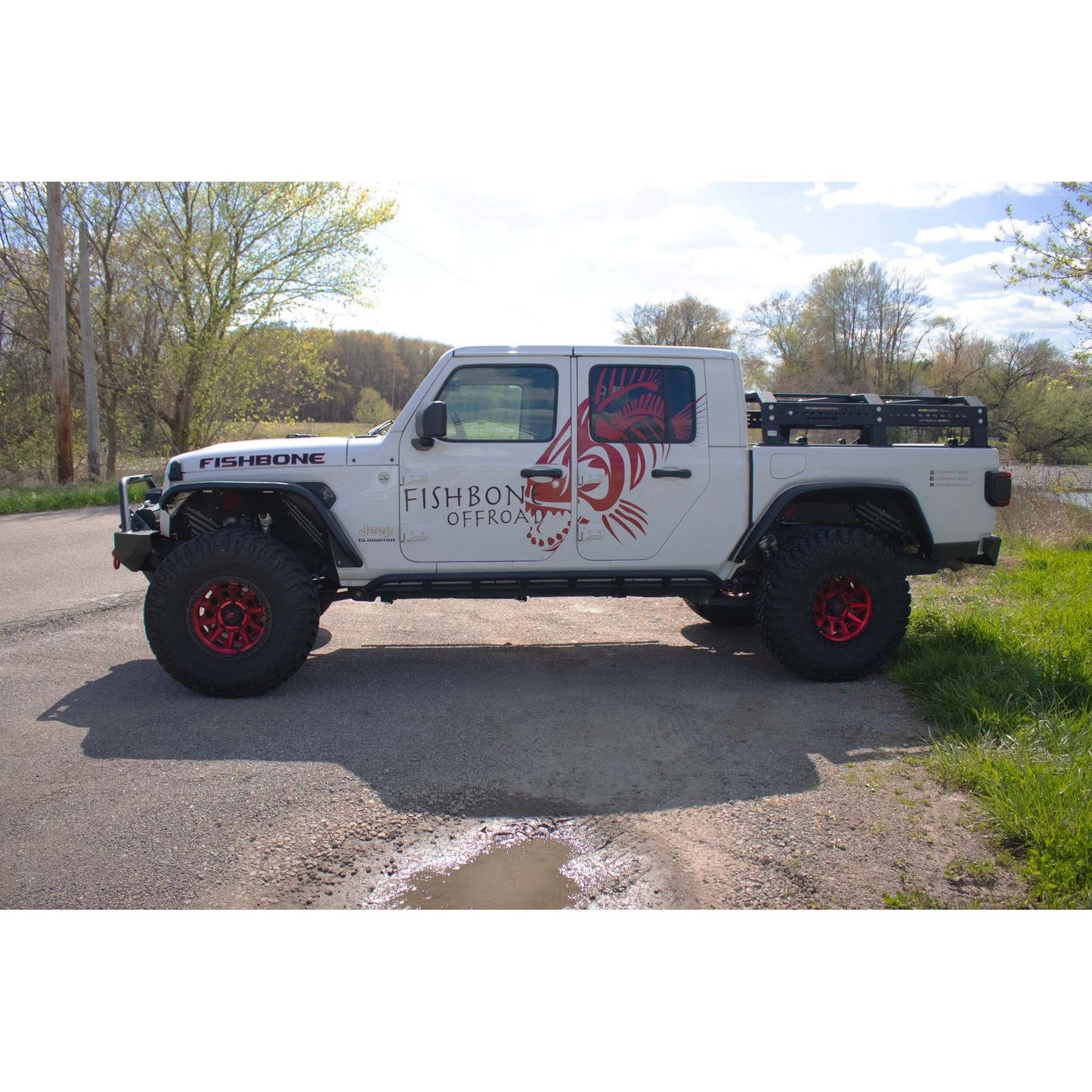 FISHBONE OFFROAD | 18-C Wrangler/20-C Gladiator Aluminum Elite Front Fenders Black Textured | FB33455F