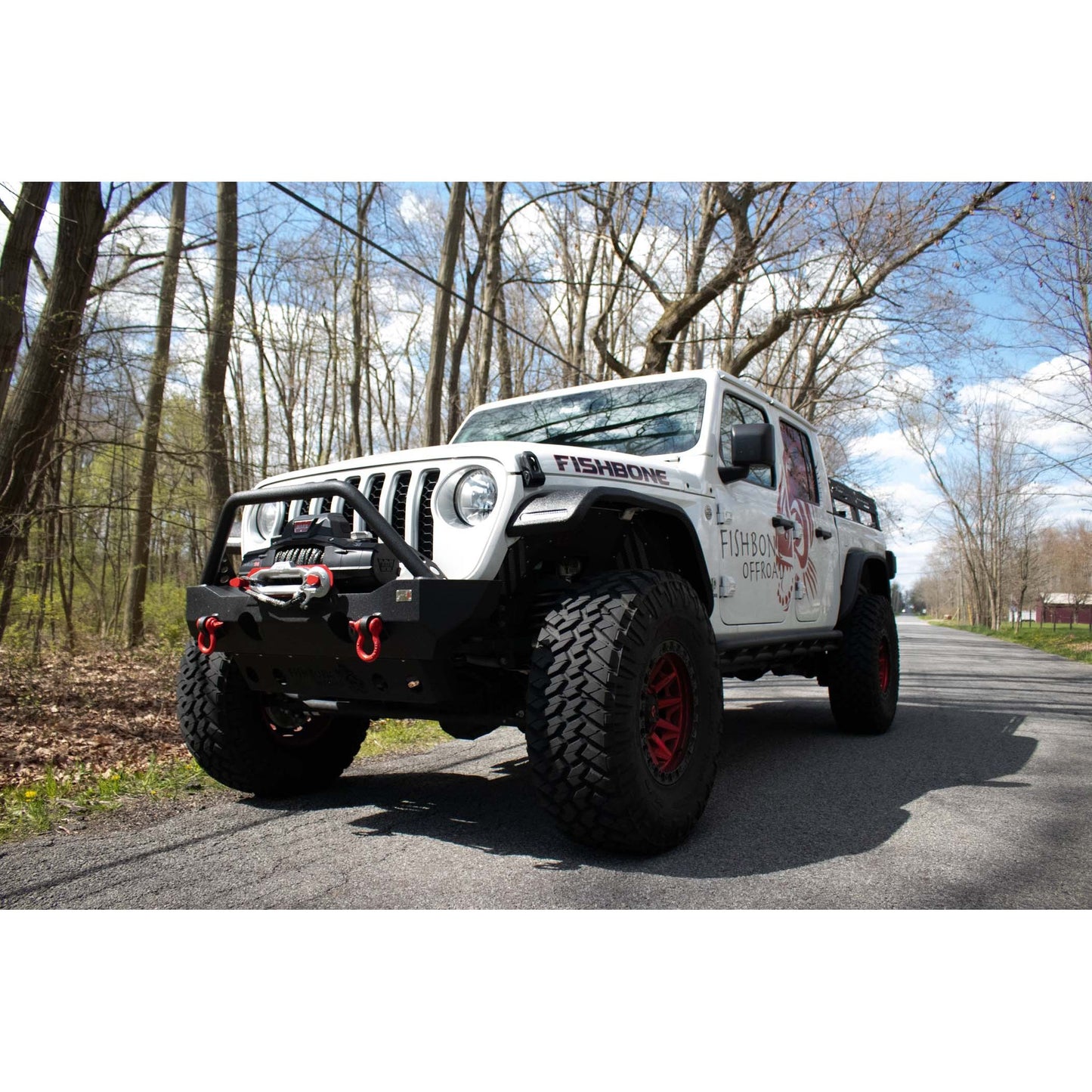 FISHBONE OFFROAD | 18-C Wrangler/20-C Gladiator Aluminum Elite Front Fenders Black Textured | FB33455F