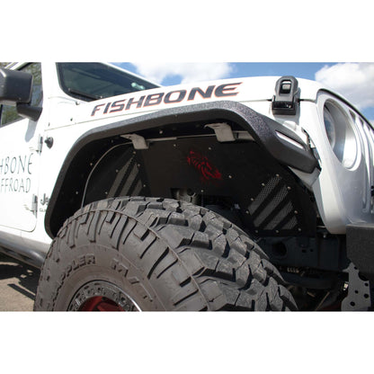 FISHBONE OFFROAD | 18-C Wrangler/20-C Gladiator Aluminum Elite Front Fenders Black Textured | FB33455F