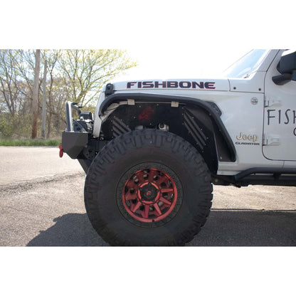 FISHBONE OFFROAD | 18-C Wrangler/20-C Gladiator Aluminum Elite Front Fenders Black Textured | FB33455F