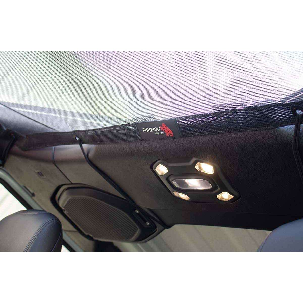 FISHBONE OFFROAD | 18-C Wrangler Unlimited Rear Sun Shade In Nylon Mesh | FB51331