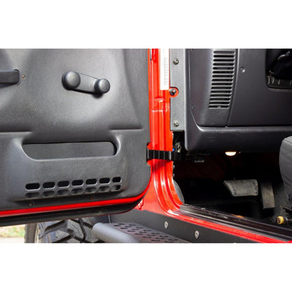 FISHBONE OFFROAD | 76-06 Wrangler Door Limiting Strap In Black Nylon Webbing | FB55159