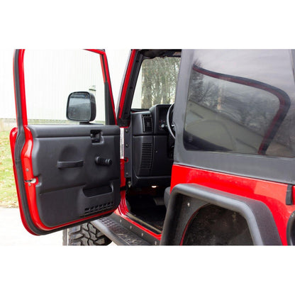 FISHBONE OFFROAD | 76-06 Wrangler Door Limiting Strap In Black Nylon Webbing | FB55159