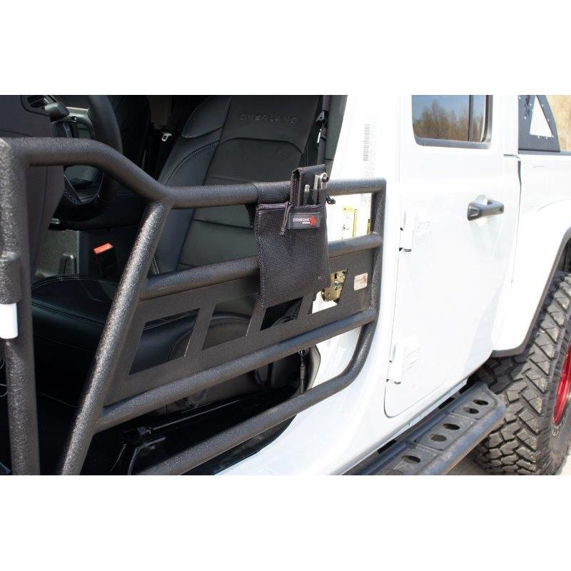 FISHBONE OFFROAD | Tube Door Storage Bag For 18-Up Jeep Wrangler Jl 2 Door Fishbone | FB55272