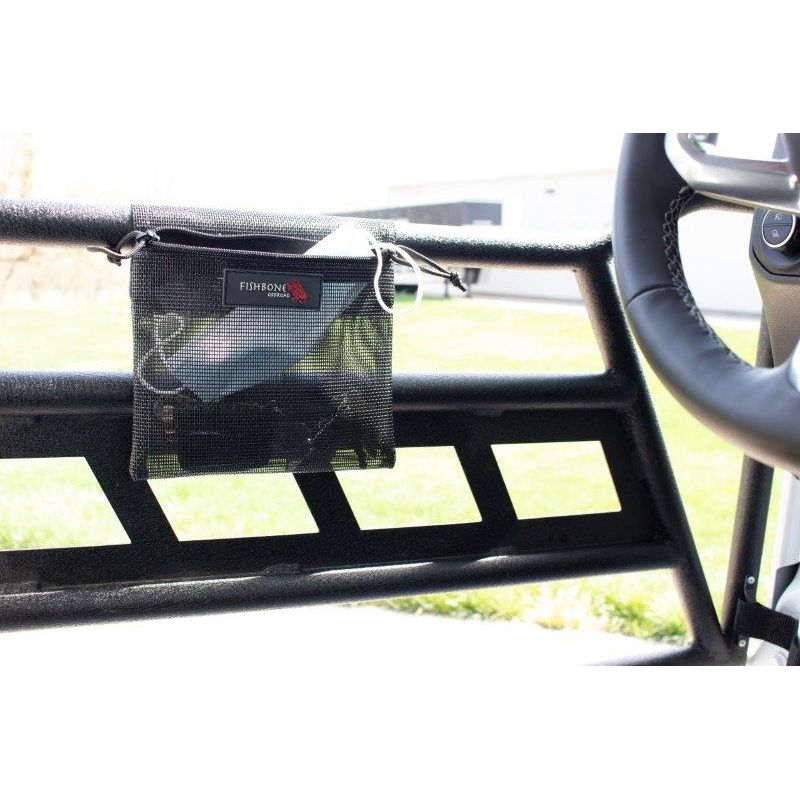 FISHBONE OFFROAD | Tube Door Storage Bag For 18-Up Jeep Wrangler Jl 2 Door Fishbone | FB55272