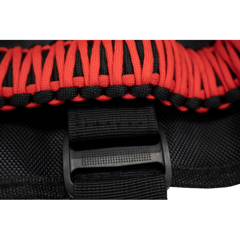 FISHBONE OFFROAD | Red Paracord Grab Handles With Three Straps (Pair) | FB55280