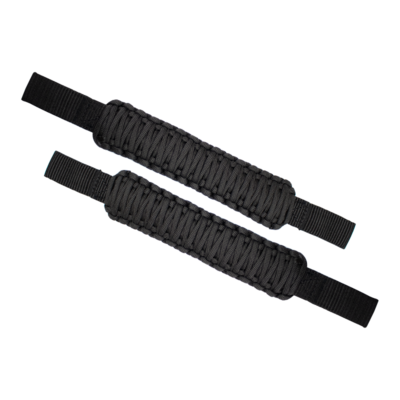 FISHBONE OFFROAD | Black Paracord Head Rest Grab Handles | FB55281