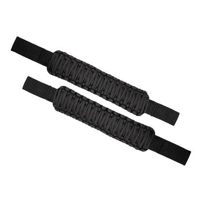 FISHBONE OFFROAD | Black Paracord Head Rest Grab Handles | FB55281