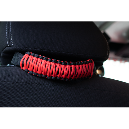FISHBONE OFFROAD | Red Paracord Head Rest Grab Handles | FB55282