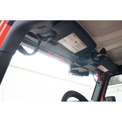 FISHBONE OFFROAD | 07-18 Wrangler Jk Black Paracord Grab Handles For A-Pillar And Sound Bar | FB55283