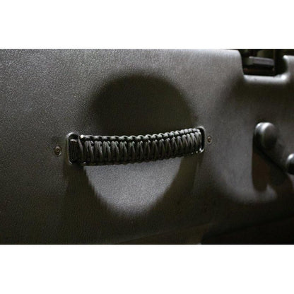 FISHBONE OFFROAD | 97-06 Jeep Wrangler Paracord Door Handles Black | FB55285