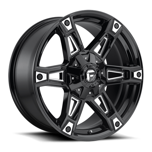 Fuel 1PC D622 DAKAR GLOSS BLACK MILLED