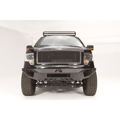 Fab Fours Vengeance Front Bumper 2 Stage Black Powder Coated No Guard l FF09-D1951-1