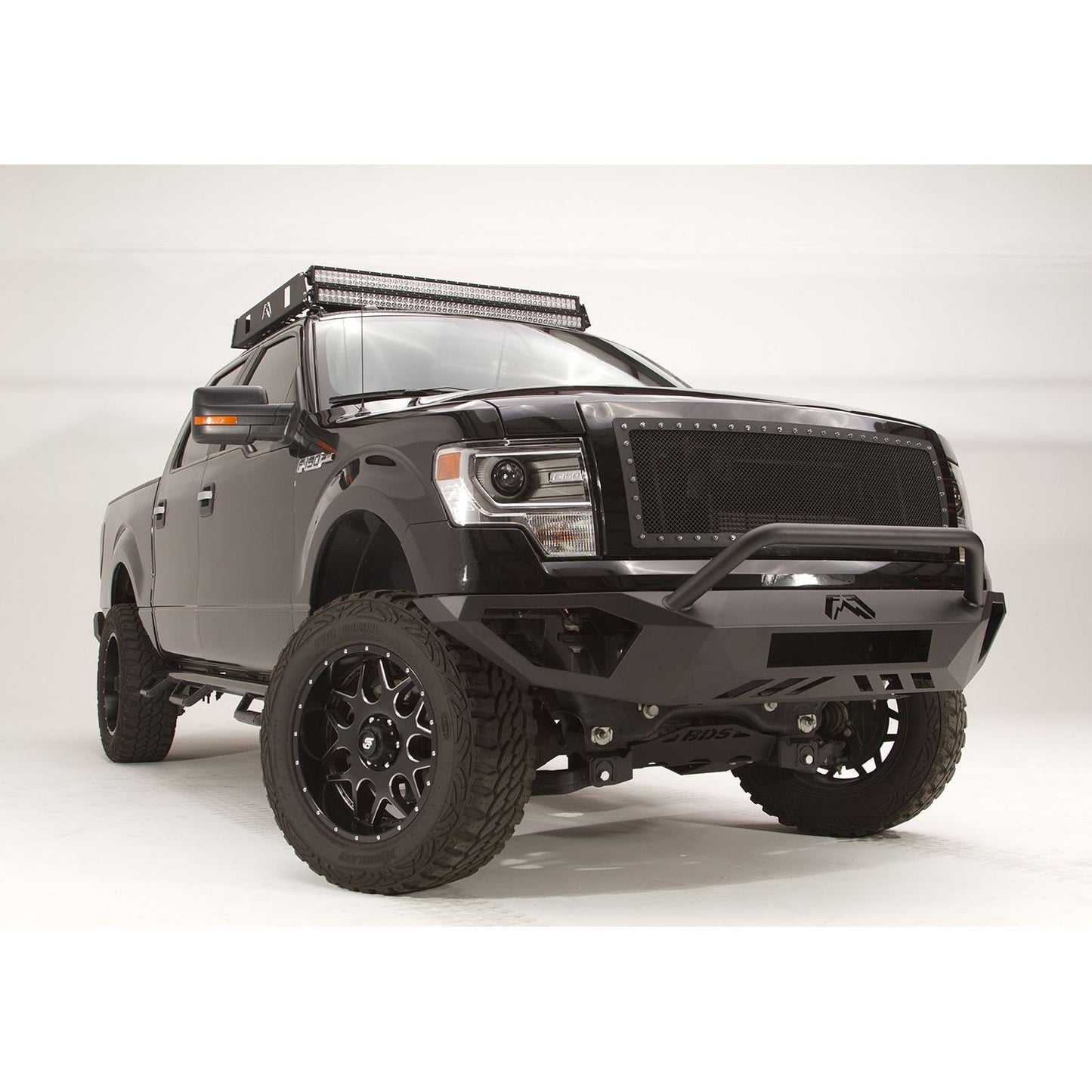 Fab Fours Vengeance Front Bumper 2 Stage Black Powder Coated Pre-Runner l FF09-D1952-1