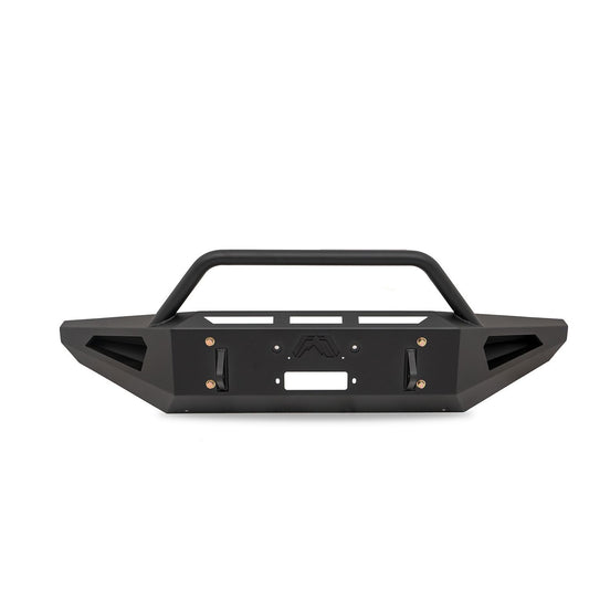 Fab Fours Red Steel Front Bumper w/Pre-Runner Guard l FF09-RS1762-1