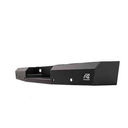 Fab Fours Red Steel Rear Bumper l FF09-RT1750-1