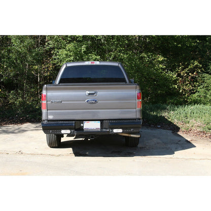 Fab Fours Black Steel Ranch Rear Bumper 2 Stage Black Powder Coated l FF09-T1750-1