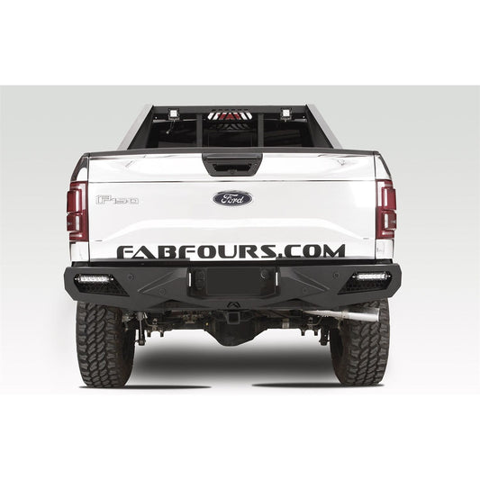 Fab Fours Vengeance Rear Bumper 2 Stage Black Powder Coated w/Sensors l FF15-E3251-1