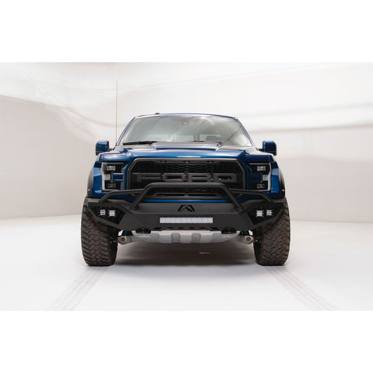 Fab Fours Vengeance Front Bumper 2 Stage Black Powder Coated w/Pre-Runner Guard l FF17-D4352-1