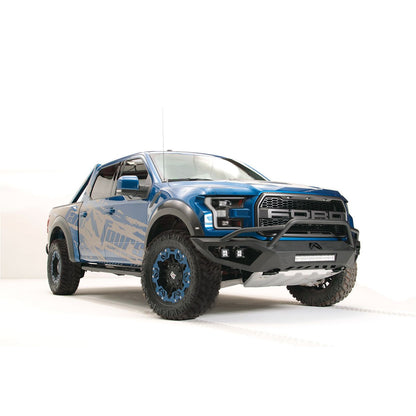 Fab Fours Vengeance Front Bumper 2 Stage Black Powder Coated w/Pre-Runner Guard l FF17-D4352-1