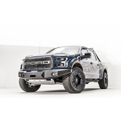 Fab Fours Premium Winch Front Bumper 2 Stage Black Powder Coated w/No Guard l FF17-H4351-1