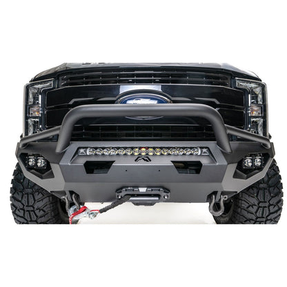 Fab Fours Matrix Front Bumper 2 Stage Black Powder Coat 7/8 in. D-Ring Mounts Pre-Runner Guard l FS17-X4152-1