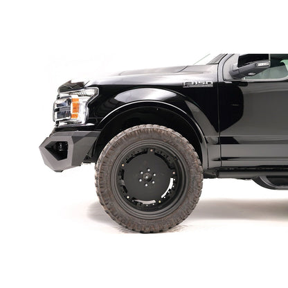 Fab Fours Vengeance Front Bumper 2 Stage Black Powder Coated w/o Guard l FF18-D4551-1