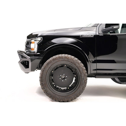 Fab Fours Vengeance Front Bumper 2 Stage Black Powder Coated w/Pre-Runner Guard l FF18-D4552-1