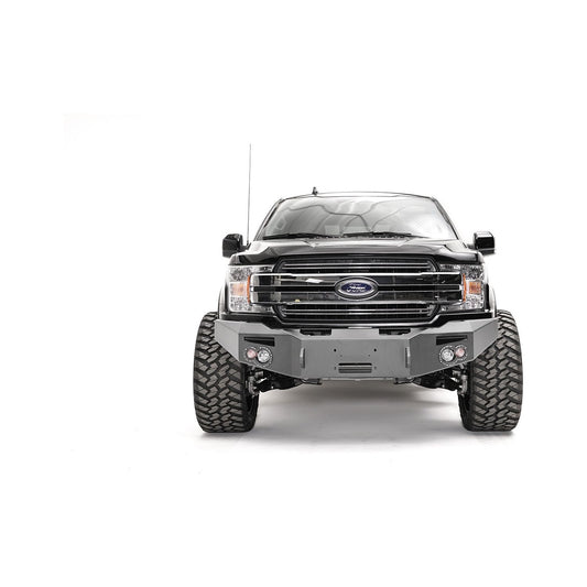 Fab Fours Premium Winch Front Bumper 2 Stage Black Powder Coated w/o Guard l FF18-H4551-1
