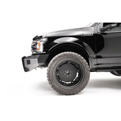 Fab Fours Elite Front Bumper 2 Stage Black Powder Coated w/o Guard l FF18-R4561-1