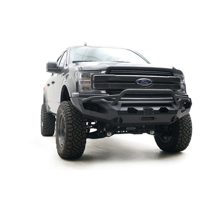 Fab Fours Matrix Front Bumper w/Pre-Runner Guard 7/8 In. D-Ring Mounts 2 Stage Black Powder Coated l FF18-X4552-1