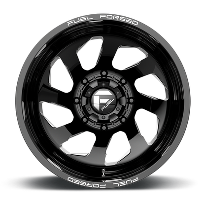 Fuel 1PC DD39 FF39D GLOSS BLACK MILLED