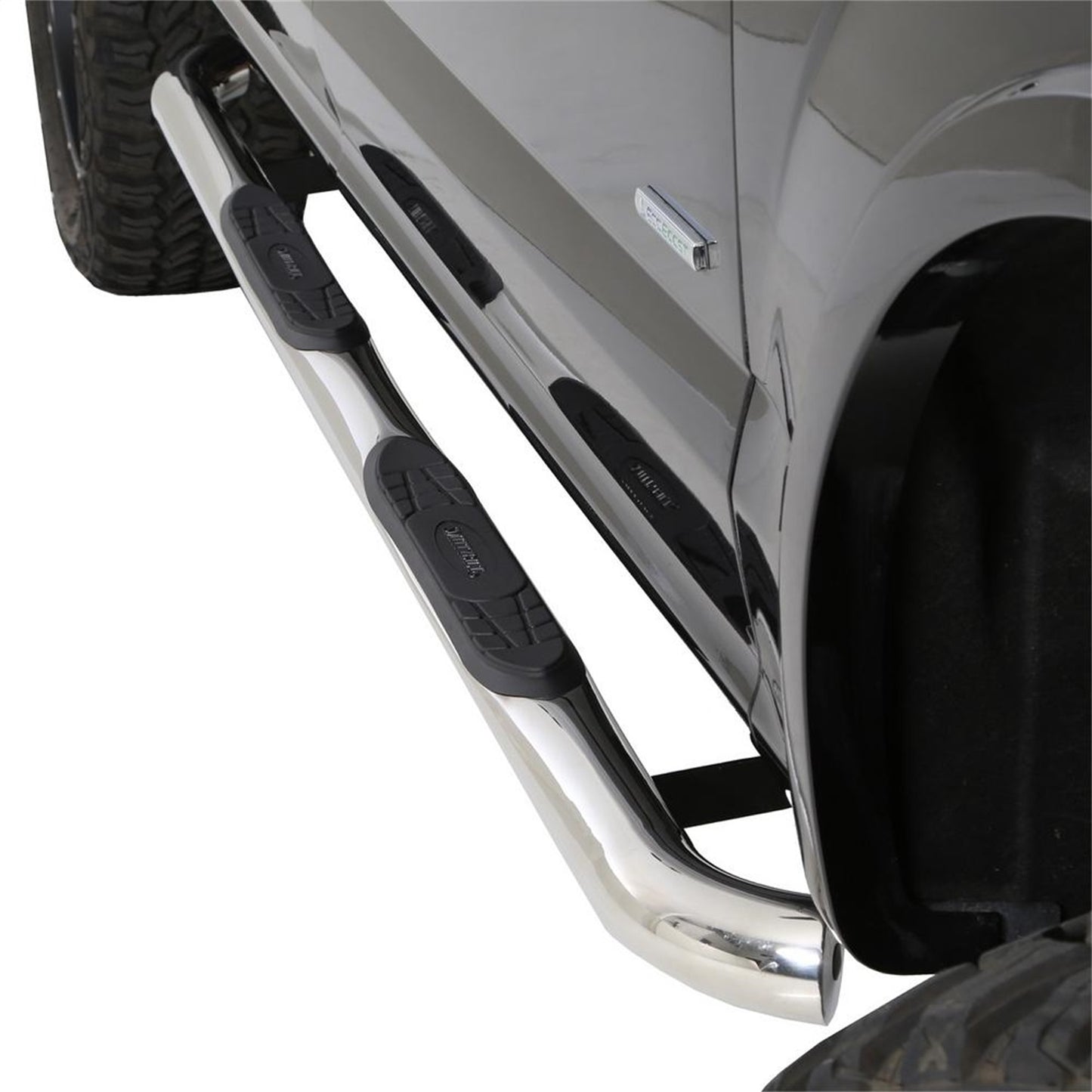 Smittybilt Sure Step Side Bar Stainless Steel 3 in. No Drill Installation Included Mounting Hardware I FN1995-S4S