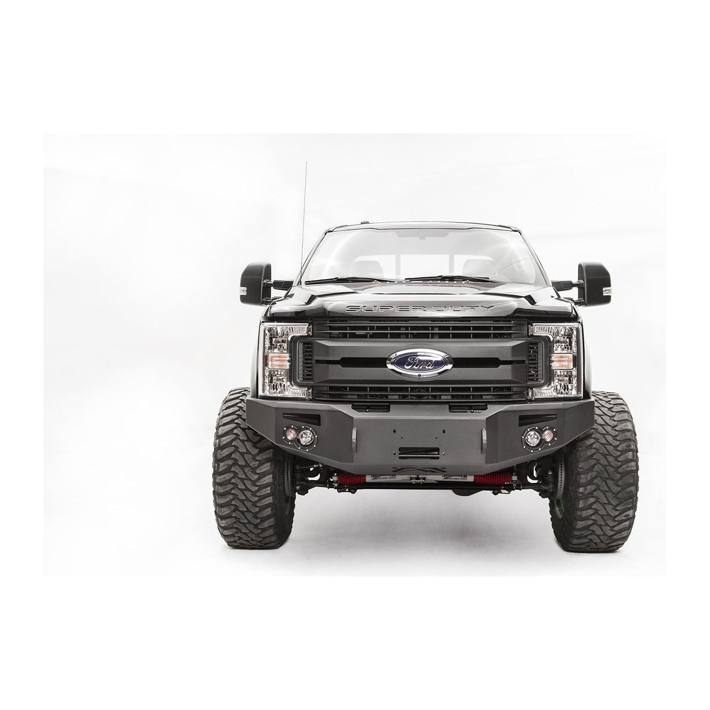 Fab Fours Premium Winch Front Bumper 2 Stage Black Powder Coated w/No Grill Guard l FS17-A4151-1
