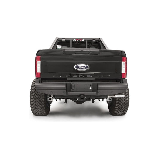 Fab Fours Elite Rear Ranch Bumper 2 Stage Black Powder Coated l FS17-U4150-1
