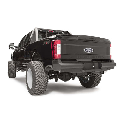 Fab Fours Elite Rear Ranch Bumper 2 Stage Black Powder Coated l FS17-U4150-1