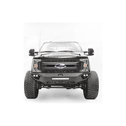 Fab Fours Vengeance Front Bumper 2 Stage Black Powder Coated w/No Guard l FS17-V4151-1