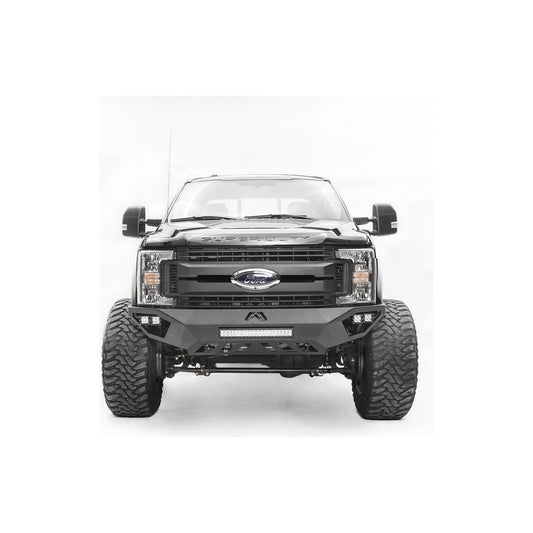 Fab Fours Vengeance Front Bumper 2 Stage Black Powder Coated w/No Guard l FS17-V4151-1