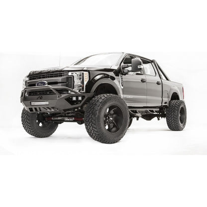 Fab Fours Vengeance Front Bumper 2 Stage Black Powder Coated w/Pre-Runner Guard l FS17-V4152-1