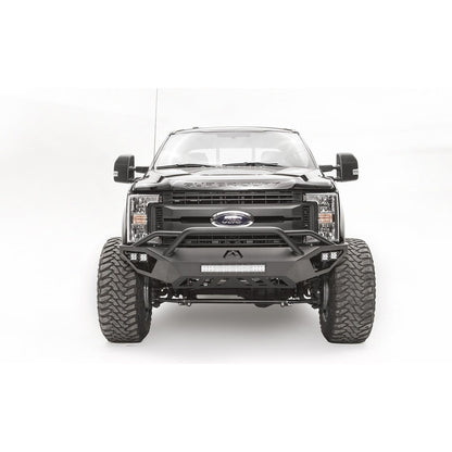 Fab Fours Vengeance Front Bumper 2 Stage Black Powder Coated w/Pre-Runner Guard l FS17-V4152-1