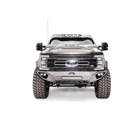 Fab Fours Open Fender Front Bumper 2 Stage Black Powder Coated w/No Guard l FS17-V4161-1