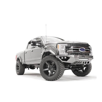 Fab Fours Open Fender Front Bumper 2 Stage Black Powder Coated w/No Guard l FS17-V4161-1