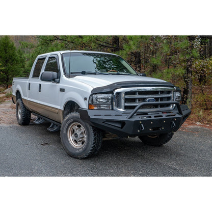 Fab Fours Red Steel Front Bumper w/Pre-Runner Guard l FS99-RS1662-1